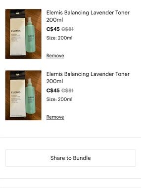 2 x Elemis Balancing Lavender Toner 200ml
